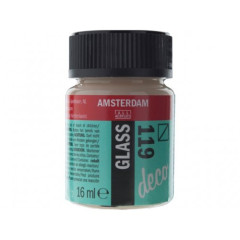 ΧΡΩΜΑ AMSTERDAM GLASS 119 TRANSP.WHITE 16ML