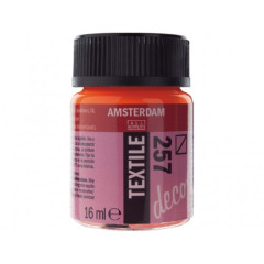 ΧΡΩΜΑ AMSTERDAM TEXTILE 257 REFLEX ORANCE 16ML