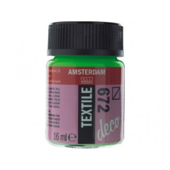 ΧΡΩΜΑ AMSTERDAM TEXTILE 672  REFLEX GREEN 16ML