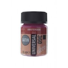 ΧΡΩΜΑ AMSTERDAM UNIVERSAL SATIN 360 ORIENTAL RED 16ML