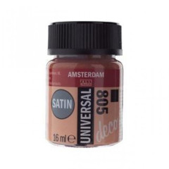 ΧΡΩΜΑ AMSTERDAM UNIVERSAL SATIN 805 COPPER 16ML