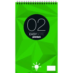 ΜΠΛΟΚ ΣΠΙΡΑΛ EASY NOTE ΛΕΥΚΟ Ν02 9X15 50Φ 60GSM (ΣΥΣΚ.-20)