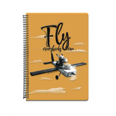 ΣΠΙΡΑΛ ΤΕΤΡΑΔΙΟ Α4 3Θ 90Φ FLY 70GSM (ΣΥΣΚ.-8)