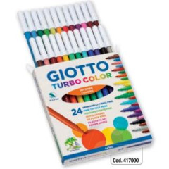 ΜΑΡΚΑΔΟΡΟΙ ΖΩΓΡΑΦΙΚΗΣ 24ΤΕΜ ΛΕΠΤΟΣ TURBO COLOR GIOTTO (ΣΥΣΚ-5ΤΕΜ)