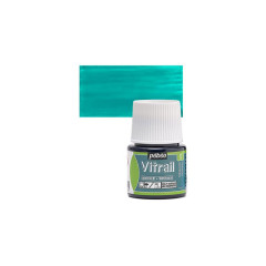 ΣΜΑΛΤΟ (ENAMEL) VITRAIL TURQUOISE 45ML TRANSPARENT PEBEO