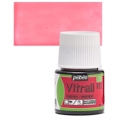 ΣΜΑΛΤΟ (ENAMEL) VITRAIL PINK 45ML TRANSPARENT PEBEO