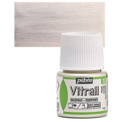 ΣΜΑΛΤΟ (ENAMEL) VITRAIL PEARL 45ML TRANSPARENT PEBEO