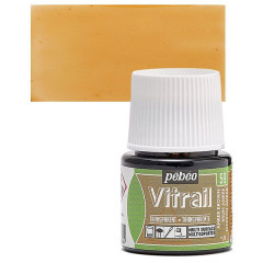 ΣΜΑΛΤΟ (ENAMEL) VITRAIL AMBER BROWN 45ML TRANSPARENT PEBEO