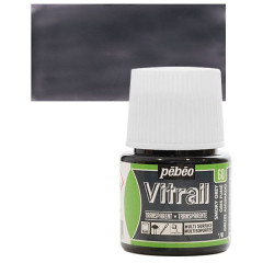 ΣΜΑΛΤΟ (ENAMEL) VITRAIL SMOKEY GREY 45ML TRANSPARENT PEBEO