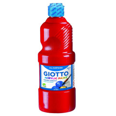 ΑΚΡΥΛΙΚΗ ΤΕΜΠΕΡΑ ΚΟΚΚΙΝΗ 500ML GIOTTO