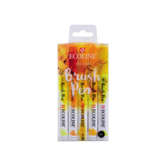 ECOLINE ROYAL YELLOW  BRUSHPEN ΣΕΤ 5TEM TALENS