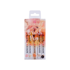 ECOLINE ROYAL BEIGE PINK  BRUSHPEN ΣΕΤ 5TEM TALENS