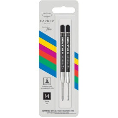 ΑΝΤΑΛΛΑΚΤΙΚΑ PARKER ECONOMY  BALLPOINT M ΜΑΥΡΟ  2ΤΕΜ