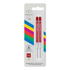 ΑΝΤΑΛΛΑΚΤΙΚΑ PARKER ECONOMY BALLPOINT MEDIUM RED 2ΤΕΜ