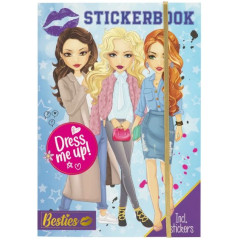 ΜΠΛΟΚ ΜΕ ΑΥΤΟΚΟΛΛΗΤΑ DRESS ME UP STICKERBOOK BESTIES A4, 10 ΦΥΛΛΑ