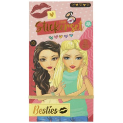 ΜΠΛΟΚ ΜΕ ΑΥΤΟΚΟΛΛΗΤΑ BESTIES 23X12ΕΚ LUXURY STICKERBOOK 20 ΦΥΛΛΑ