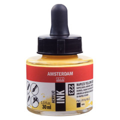 ΜΕΛΑΝΙ INK AMSTERDAM 223 30ML NAPLES YELLOW DEEP (ΣΥΣ-3TEM)