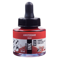 ΜΕΛΑΝΙ INK AMSTERDAM 318 30ML CARMINE (ΣΥΣ-3TEM)