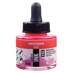 ΜΕΛΑΝΙ INK AMSTERDAM 384 30ML REFLEX RED (ΣΥΣ-3TEM)