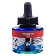 ΜΕΛΑΝΙ INK AMSTERDAM 570 30ML PHTHALO BLUE (ΣΥΣ-3TEM)