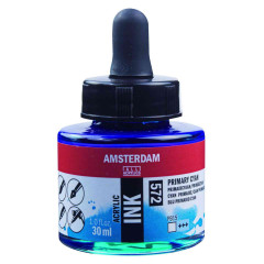 ΜΕΛΑΝΙ INK AMSTERDAM 572 30ML PRIM. CYAN (ΣΥΣ-3TEM)