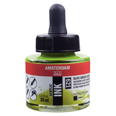 ΜΕΛΑΝΙ INK AMSTERDAM 621 30ML OLIVE GREEN LIGHT (ΣΥΣ-3TEM)