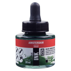 ΜΕΛΑΝΙ INK AMSTERDAM 622 30ML OLIVE GREEN DEEP (ΣΥΣ-3TEM)