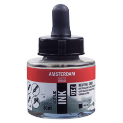 ΜΕΛΑΝΙ INK AMSTERDAM 710 30ML NEUTRAL GREY (ΣΥΣ-3TEM)