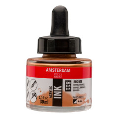 ΜΕΛΑΝΙ INK AMSTERDAM 811 30ML BRONZE (ΣΥΣ-3TEM)