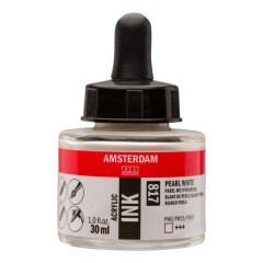 ΜΕΛΑΝΙ INK AMSTERDAM 817 30ML PEARL WHITE (ΣΥΣ-3TEM)