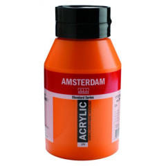 ΑΚΡΥΛΙΚΟ AMSTERDAM 1LTR. No 276 AZO ORANGE