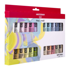 ΑΚΡΥΛΙΚΑ AMSTERDAM SET 24X20 ML SOFT COLORS