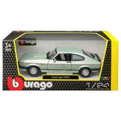 BBURAGO  ΜΕΤΑΛΛΙΚΟ ΚΛΙΜΑΚΑ 1:24 PLUS FORD CAPRI 1973 GREEN (18-21093-G