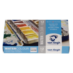 WATERCOLOUR VAN GOGH 12 ΧΡΩΜΑΤΩΝ ΣΕ ΜΕΤΑΛΛΙΚΗ ΚΑΣΕΤΙΝΑ