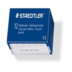 ΚΙΜΩΛΙΕΣ ΛΕΥΚΕΣ ΞΗΡΟΠΑΣΤΕΛ 12ΤΕΜ STAEDTLER 2350