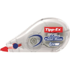 ΔΙΟΡΘΩΤΙΚΗ ΤΑΙΝΙΑ MINI POCKET MOUSE TIPPEX 6M X 5MM (ΣΥΣΚ-10ΤΕΜ)