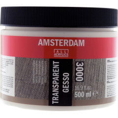 AMSTERDAM GESSO TRANSPARENT 3000 500ML