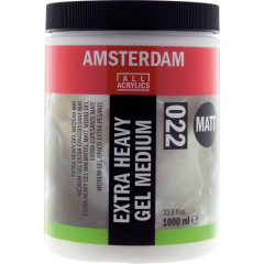 AMSTERDAM EXTRA HEAVY GEL 022 MEDIUM MAT 1L