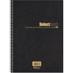 ΣΠΙΡΑΛ SELECT PREMIUM BLACK 17X25/120ΣΕΛ 2Θ(ΣΥΣΚ-10ΤΕΜ)