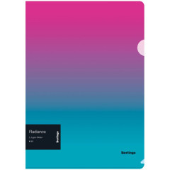 ΦΑΚΕΛΟΣ L ΤΥΠΟΥ RADIANCE,PP, A4  200ΜΜ, PINK-BLUE BERLINGO(ΣΥΣΚ-12ΤΕΜ)