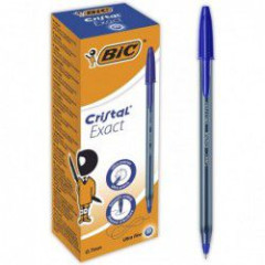 ΣΤΥΛΟ BIC CRISTAL EXACT ΜΠΛΕ (ΣΥΣΚ-20ΤΕΜ)