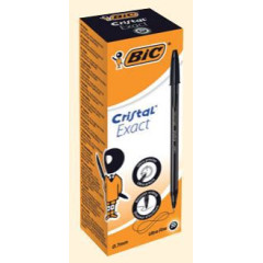 ΣΤΥΛΟ BIC CRISTAL EXACT ΜΑΥΡΟ (ΣΥΣΚ-20ΤΕΜ)