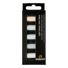 REMBRANDT SOFT PASTELS LIGHT GREYS SET 5 ΤΕΜ