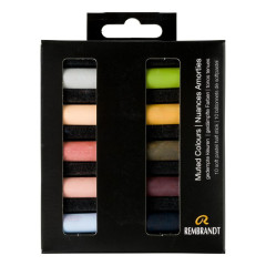 REMBRANDT SOFT PASTELS MUTED COLOURS SET 10 ΤΕΜ