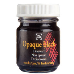 WATER BASED COLOUR WASCO OPAQUE BLACK 50ML