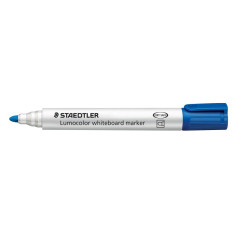 ΜΑΡΚΑΔΟΡΟΣ ΑΣΠΡΟΠΙΝΑΚΑ LUMOCOLOR STAEDTLER 351-3 ΜΠΛΕ (ΣΥΣΚ-10ΤΕΜ)