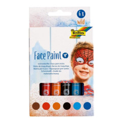 FACE PAINT KIT II,  6 ΧΡΩΜΑΤΑ FOLIA