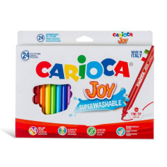 ΜΑΡΚΑΔΟΡΟΙ ΖΩΓΡΑΦΙΚΗΣ CARIOCA JOY 24ΧΡΩΜ. ΛΕΠΤΗ ΜΥΤΗ 2,6MM (ΣΥΣΚ-6ΤΕΜ)