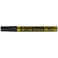 ΜΑΡΚΑΔΟΡΟΙ PEN-TOUCH ΧΡΥΣΟ MEDIUM 2mm (ΣΥΣΚ-12ΤΕΜ)