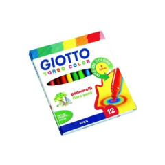 ΜΑΡΚΑΔΟΡΟΙ ΖΩΓΡΑΦΙΚΗΣ ΛΕΠΤΟΣ  12ΧΡΩΜΑΤΑ TURBO COLOR GIOTTO (ΣΥΣΚ-10ΤΕΜ)